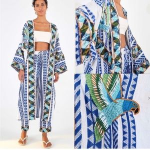 Farm Rio kimono/pant set. Size small. Never worn
